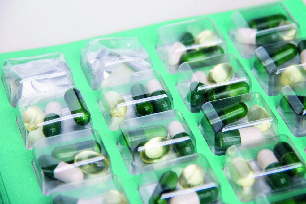 Medication bubble pack for home use